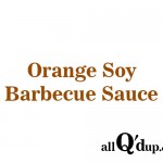 All Q'd Up | Orange Soy Barbecue Sauce